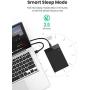 UGREEN 2.5'' Hard Drive Enclosure USB C 3.1 Gen 2 to SATA III 6Gbps for SSD HDD 9.5 7mm External Hard Drive Disk Case w UASP Compatible with WD Seagate Toshiba Samsung Hitachi PS4 Xbox Router