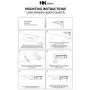 HK SYSTEMS Under Counter Mounting Metal Bracket for 13'' and 16'' Cash Drawer 