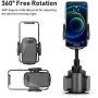 bokilino Car Cup Holder Phone Mount, Universal Adjustable Gooseneck Cup Holder Cradle Car Mount for Cell Phone iPhone 11 Pro/11 Pro Max/11/X/Xs/Xs Max/8/8Plus,Samsung,Huawei,LG, Sony, Nokia (Black)