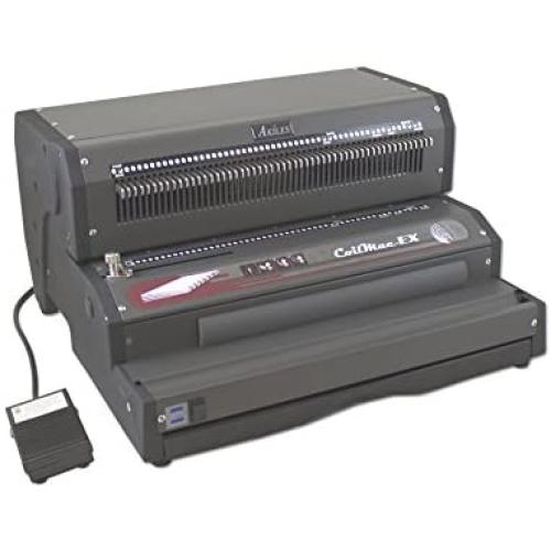 Akilies CoilMac-EX41+ Plus Coil Binding Machine, Electric Oval Hole Punch & Inserter 4:1