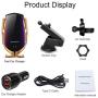 TALMIL Wireless Car Charger Mount,Windshield Dash Air Vent Phone Holder Compatible iPhone 11/11 Pro/11 Pro Max/Xs MAX/XS/XR/X/8/8+,Samsung S10/S10+/S9/S9+/S8/S8+