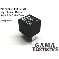 GAMA Electronics High Power 80 Amp Relay Single Pole, Double Throw SPDT