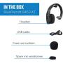 BlueParrott B450-XT Noise Cancelling Bluetooth Headset – Updated Design with Industry Leading Sound & Improved Comfort, Long Wireless Range, Up to 24 Hours of Talk Time, IP54-Rated Wireless Headset