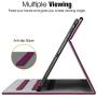 Fintie Case for Samsung Galaxy Tab S5e 10.5 2019 Model SM-T720(Wi-Fi) SM-T725(LTE) SM-T727(Verizon/Sprint/AT&T), Multi-Angle Viewing Stand Cover with Pocket Auto Sleep Wake Feature, Purple