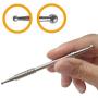 Dual Head Tip Acupuncture Ear and Body Point Probe Pocket Ear Chart and Pouch