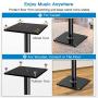 PERLESMITH Universal Floor Speaker Stands 26 Inch for Surround Sound, Klipsch, Sony, Edifier, Yamaha, Polk & Other Bookshelf Speakers Weight up to 22lbs - 1 Pair