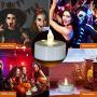 Battery Operated Tea Lights Candles-100PACK Flameless Electric Candles LED Lamp Realistic and Bright Flickering Holiday Gift Long Lasting for Wedding Party Home Decoration (Warm White)