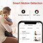 Security Camera for Home Indoor, Mibao 1080P FHD WiFi Camera with Night Vision, Motion Detection, 2-Way Audio,Compatible with Android/iOS, Works with Alexa