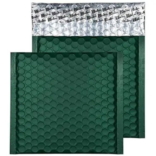 Blake Padded Bubble Mailer, 6 1/2 x 6 1/2 Inches, Protective Envelopes, Alpine Green, Peel & Seal (MTBRG165-76) - Pack of 100 Blake Padded Bubble Mailer, 6 1/2 x 6 1/2 Inches, Protective Envelopes, Alpine Green, Peel & Seal (MTBRG165-76) - Pack of 100