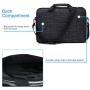 Procase 11-12.9 Inch Sleeve Case Bag Compatible for Tablet Laptop Ultrabook MacBook Chromebook Surface Pro X Notebook Acer Asus Dell HP Lenovo Galaxy with Handle Carrying Shoulder Strap -Black Plaid
