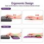 ToLuLu Keyboard Mouse Pad Wrist Rest Set, Gel Ergonomic Mouse Pads Wrist Support for Computer Laptop Home Office, Mousepad Keyboard Wrist Support Memory Foam for Easy Typing Pain Relief, Cat Princess