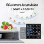 ACLAS Digital Price Computing Scale NTEP Certified Legal for Trade 60lb Dry Cell Battery Powered 2 Years Working, No Plug in Power, Touch Like Keys, Multi Customers Accumulating