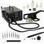 Aoyue 968A+ Professional SMD Digital Hot Air Rework Station with a Soldering Iron and Vacuum Pickup