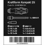 Wera 051024 Kraftform Kompakt 25 Pouch Set