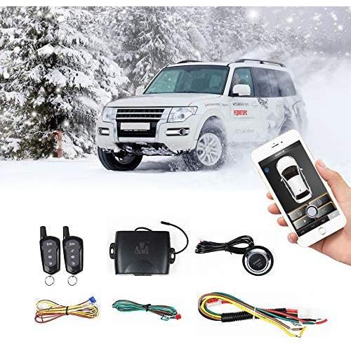 Universal Car Remote Starter Keyless Entry One Key Engine Start for Car Remote Key or Phone Control