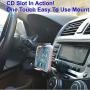 Pelotek: CD Slot Phone Mount ✮ Car Air Vent Mount ✮ Dynamic Dual Function CD Player Phone Mount Air Vent Mount ✮ Versatile Durable Universal Design Fits All Cell Phones GPS Mini Tablets Up to 6” inche