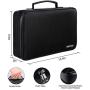 ENGPOW Battery Organizer,Fireproof Battery Organizer Storage Case with Tester (BT168),Waterproof Explosionproof Battery Holder Box with Cover,Holds 220+ AA AAA C D 9V Batteries