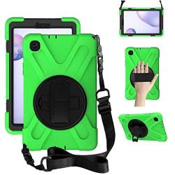 ZenRich Galaxy Tab A 8.4 Case (2020), SM-T307/SM-T307U Case with Kickstand Hand Strap and Shoulder Strap zenrich Heavy Duty Shockproof Case for Samsung Galaxy Tab A 8.4 T307 Verizon /Sprint (Green