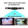 Vehicle License Plate Backup Camera - Car Rear View Camera,GOODBONG Automotive Backing Camera 120° View Angle Waterproof 9 LED Night Vision Reversing Camera for Trucks/SUV/RV/Pickup/Vans