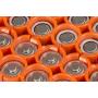 Storacell 12AAORG by Powerpax AA Battery Caddy, Orange, Holds 12 Batteries