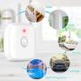 Ceiling Mount Smart Motion Sensor - Smart WiFi Motion Sensor with LED Indicator, Adjustable Angle, Compatible with The Smart Life System. Cell Phone Prompts and Alerts
