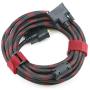 Pasow 25 Pcs 8-Inch Cable Ties with plastic buckle Reusable Wire Cord cable tie - Red