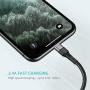 Syncwire iPhone Charger Lightning Cable 6ft [Apple MFI Certified] Upgraded Nylon Braided Fast Charging & Syncing Apple Charger Cord for iPhone 12 11 XS Max XR X 8 Plus 7 Plus 6S 6 Plus Se iPad - Black
