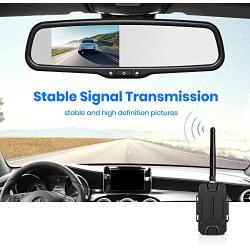 AUTO-VOX T1400 Upgrade Wireless Backup Camera Kit, Easy Installation with No Wiring, No Interference, OEM Look with IP 68 Waterproof Super Night Vision Rear View Camera