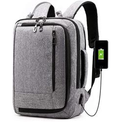 Laptop Backpack 15.6 inch，Travel Computer Bag with USB Charging Port,Water Resistant School Laptop Bags for Women and Men