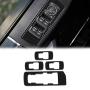 LANZMYAN Window Lift Control Panel Sticker Carbon Fiber Door Window Lock Switch Trim Cover Interior Accessories for Ford F150 2015 2016 2017 2018 2019 2020 Black 4PCS