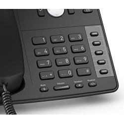 Snom SNO-D715 Professional Sip Desk Telephone Voip Phone and Device, Black