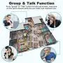 Intercoms Wireless for Home - GLCON 6 Pack Long Range 1 Mile Wireless Intercom System 10 Channel 3 Code - Room to Room Home Intercom System for Business House Office Gate Restaurant Elderly