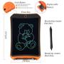 YYhappy childhood LCD Electronic Writing Tablet Toys for 4-9Year Old Boys, Teen Boy Girl Birthday Presents Gifts,8.5'' Handwriting Paper Drawing Tablet at Home and Outdoor(Orange)
