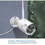 Hiseeu 3MP 1080P Outdoor Wireless Security Camera, Waterproof Outdoor Indoor 3.6mm Lens IP Cut Day& Night Vision with Power Adapter Compatible with Hiseeu 8ch Camera System
