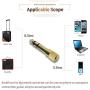 SUNYIN Electric Guitar Cable,Guitar Amp Cord 10-Feet Electric Instrument Cable Straight to Right Angle for Musical Instruments to Amp,Gold Plated 3.5mm&6.5mm Stereo Adapter,Audio Cable(Black),4 Picks