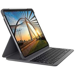 Logitech SLIM FOLIO PRO Backlit Bluetooth Keyboard Case for iPad Pro 12.9-inch (3rd and 4th gen) - Graphite
