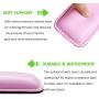 ProElife Premium Wrist Rest PU Leather Soft Wrist Support Pad for Office/Home/Business, Soft Cushion Memory Foam Interior Pain Relief Wrist Pad for Keyboard/Laptop/Computer, 16.5-inch (Pink)