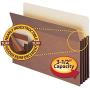 Smead TUFF File Pocket, Straight-Cut Tab, 3-1/2'' Expansion, Legal Size, Redrope, 10 per Box (74380)
