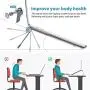 Nulaxy Foldable Laptop Stand, Portable Aluminum Computer Riser, Adjustable Macbook Cooing Holder for MacBook Air Pro, Dell, HP, Lenovo from 10-15.8’’ Laptops, Grey