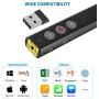 Aiworthy Wireless Presenter,Hyperlink Volume Control Presentation Clicker RF 2.4GHz PowerPoint Clicker Presentation Remote Control Pointer Slide Advancer (Black)