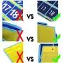 Hipiwe Numbered Classroom Organizer Pocket Chart for Cell Phones Calculator Holders with Hooks (30 Pockets, Blue Pockets)