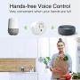 Mini Smart Plug Gosund Wifi Outlet Works with Alexa Google Assistant, No Hub Required, ETL and FCC Listed Only 2.4GHz Wifi Enabled Remote Control Wifi Smart Socket