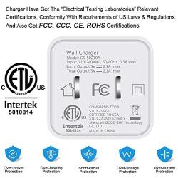 KOZOPO iPhone Charger, Lightning Cable 6FT(2 Pack) Fast Charging Data Sync Transfer Cord with 2 Port USB Plug Wall Charger Travel Adapter Compatible with iPhone 11 Pro Max XS XR X 8 7 Plus 6S for iPad