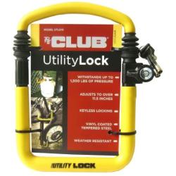 The Club UTL810 Utility Lock, Yellow
