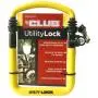 The Club UTL810 Utility Lock, Yellow