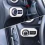 Headlight Lamp Switch Trim Cover Button Decoration Interior Accessories for 2018-2021 Jeep Wrangler JL JLU & Gladiator JT (White)