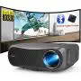 Full HD Movie Projector 1920x1080,Video LCD 7200 Lumen LED Gaming Projector with 40% Zoom HDMI USB AV Audio for Indoor Outdoor Theater Cinema Android Smart Phone PS5 Blu-ray DVD Player Wii Laptop