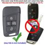 2Pcs Coolbestda Compatible with 2021 2020 2019 VW Volkswagen Tiguan Atlas Jetta Passat Golf Alltrack Push Start Key Fob Sleeve Pouch Case Keyless Entry Protector (Key in ignition OR Flip Key NOT FIT)