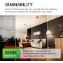 Sunco Lighting 10 Pack A19 LED Bulb, 9W=60W CFL Replacement, 3000K Warm White, 800 LM, Dimmable, Twist and Lock GU24 Pin Base, Indoor Light - UL