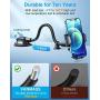 VANMASS Upgraded Car Phone Mount 4.0,【Durable Plating】 Gooseneck Long Arm Cell Phone Holder for Car Truck, Dash/Windshield/Air Vent, Strong Suction Anti-Shake Stabilizer Compatible All Phones/Cases